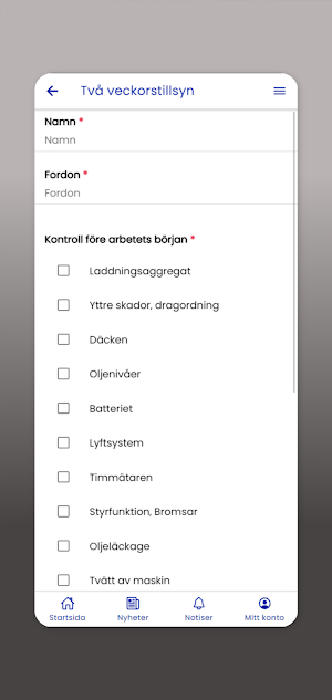 MJ Åkeri Screenshot 2
