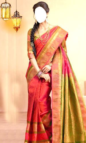 Pattu Saree Photo Montage Screenshot 3