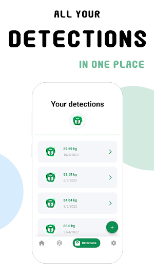 Weight tracker with goals Screenshot 3