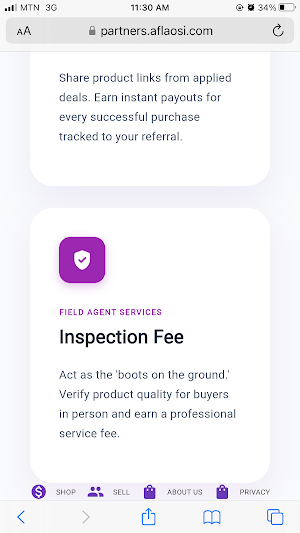 Aflaosi Partners Screenshot 3