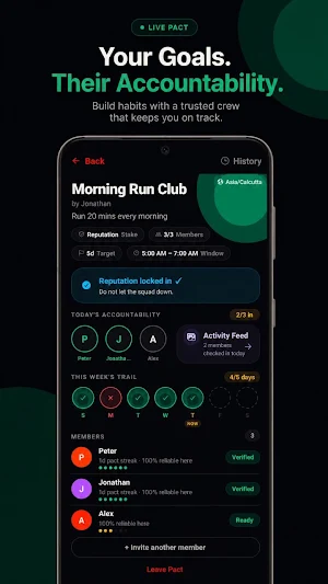 StreakPact: Accountability Screenshot 2