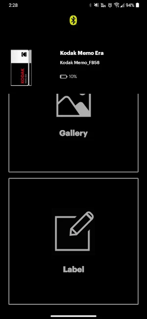 KODAK MEMO Screenshot 1