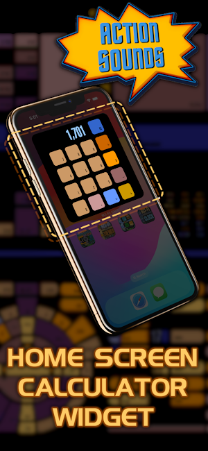 Sci-Fi Calculator Widget Screenshot 0