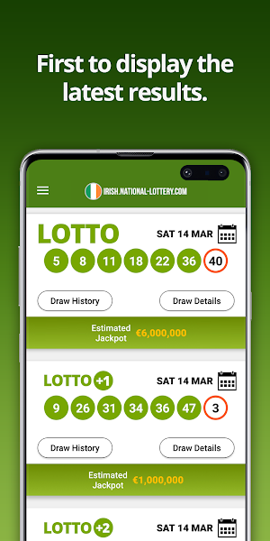 Irish Lottery Results Screenshot 0