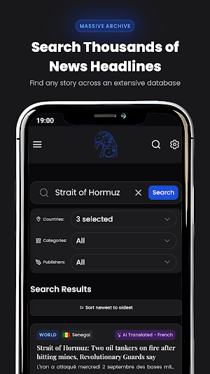 Minfawq World Headlines & News Screenshot 1
