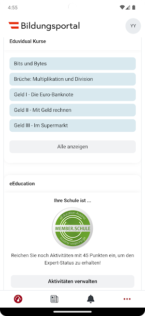 Education Portal Screenshot 2