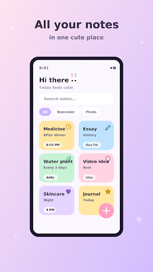 Memo Notes: Cute Notes Widget Screenshot 0