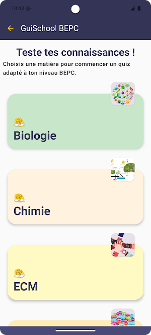 GuiSchool BEPC Screenshot 3