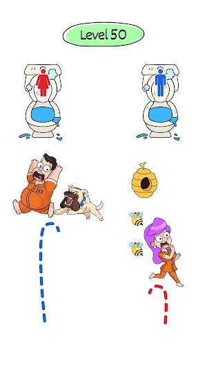 Toilet Rush Race - Maze Run Screenshot 2
