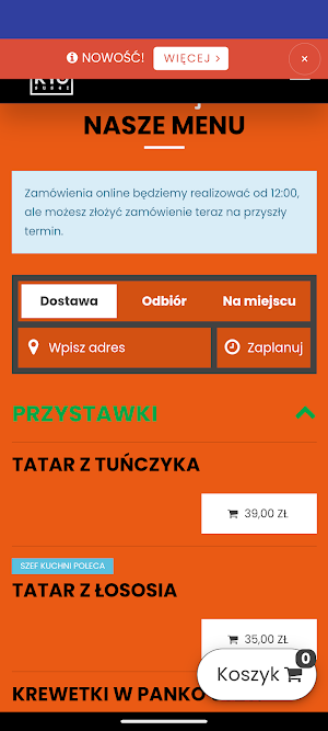 Tokyo Sushi Wejherowo Screenshot 0