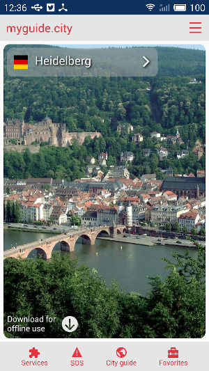 Heidelberg city guide Screenshot 0