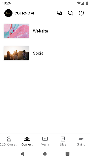 COTR Network of Ministers Screenshot 1