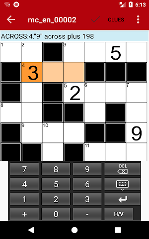 Cross-number puzzles, free number games Screenshot 1