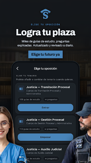 Sobresalia: Oposiciones y Test Screenshot 3