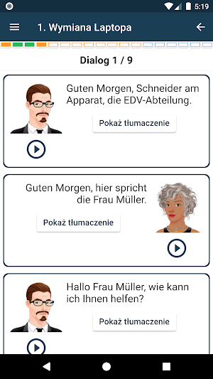 Język niemiecki w biurze Screenshot 3