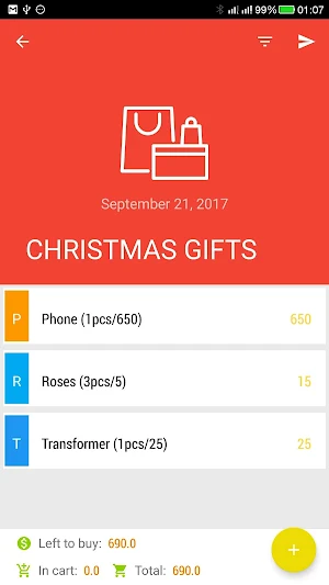 Quick Shopping List Screenshot 3
