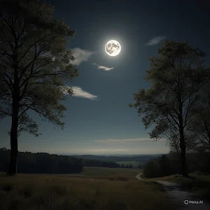 Full Moon Night Wallpaper Screenshot 2