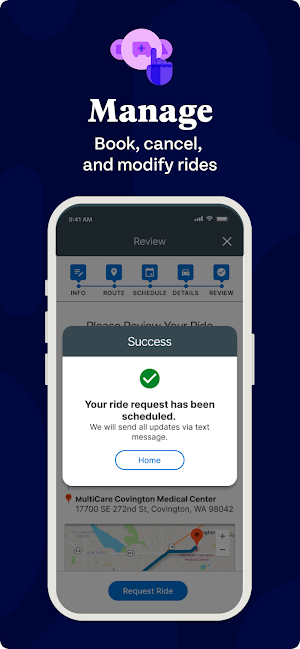 MySafeRide - Manage your rides Screenshot 3
