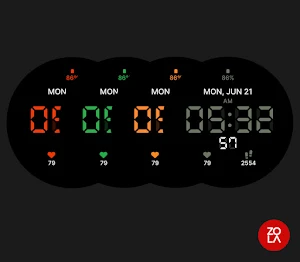 Digital LED Watch Face Screenshot 2