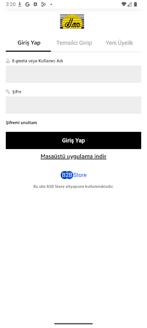 Doğuş Makina B2B Screenshot 1