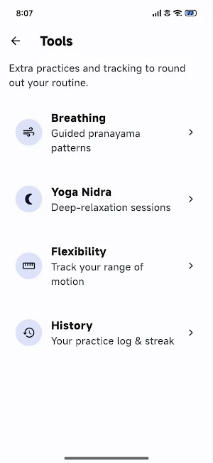 Yoga & Stretching Studio Screenshot 3