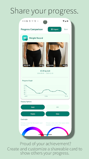 Weight Record Screenshot 2