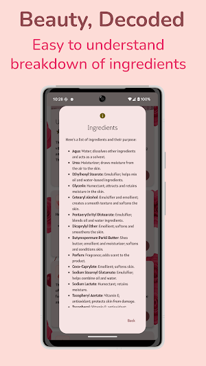 AI Cosmetic Analyzer: Cosmecik Screenshot 2