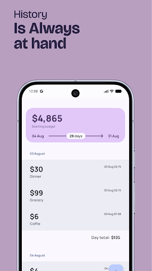 Clarity: Daily Budget Tracker Screenshot 2