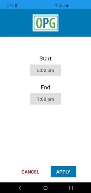OPG Control Screenshot 1