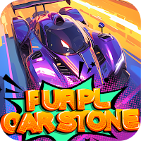 purple car stone