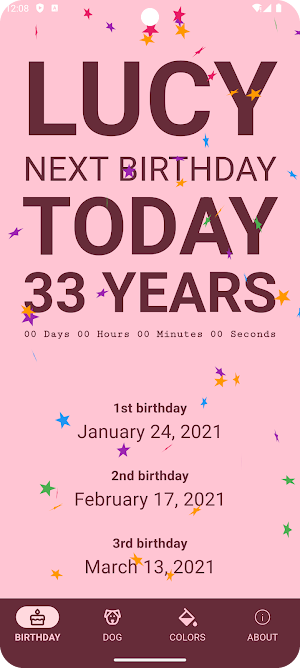 Dog Birthdays - Age Calculator Screenshot 0