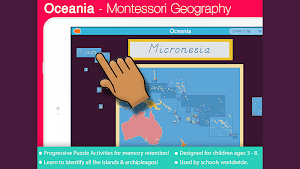 Oceania - Montessori Geography Screenshot 0