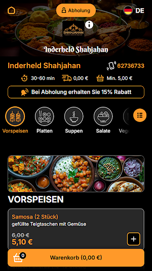 Inderheld Restaurant Screenshot 2