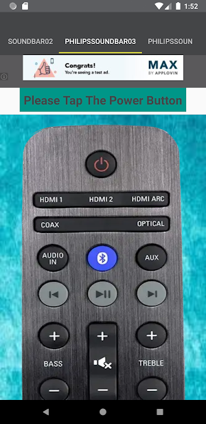 Philips Soundbar Remote Screenshot 3