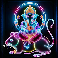 Neon Ganesha Ai Video Themes