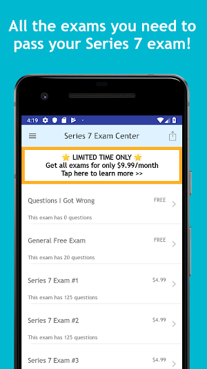 Series 7 Exam Center: FINRA Series 7 Test Prep Screenshot 3