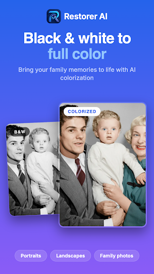 Restorer AI - Restore Photos Screenshot 1