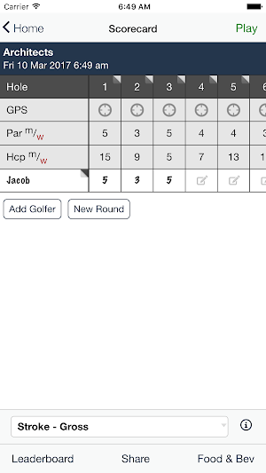 Architects Golf Club Screenshot 3