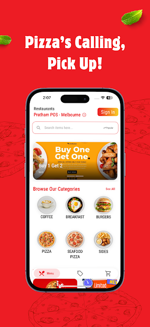 Milano Pizzeria Screenshot 2