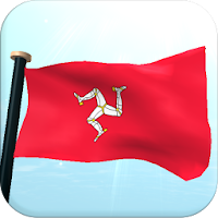 Isle of Man Flag 3D Wallpaper