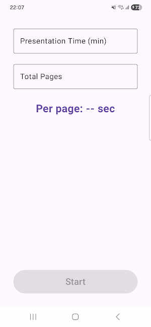 SlideTimer Screenshot 1