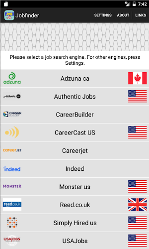 Jobfinder Screenshot 0
