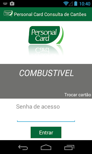 Personal Card Consulta Cartões Screenshot 0