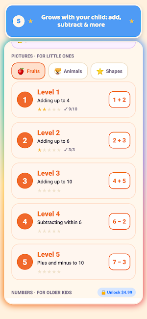 Kids Math: Count & Add Screenshot 3