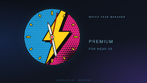 Comic Bolt Watch Face Screenshot 0