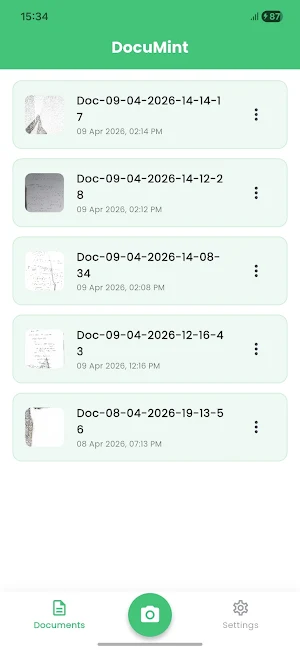 DocuMint: PDF Scanner Screenshot 0