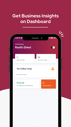 ROSIFO: For Resturant Delivery Screenshot 0