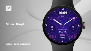 Music Vinyl Watch Face Screenshot 0