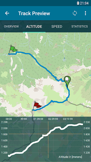 Geo Position Tracker Screenshot 2