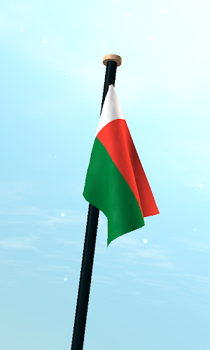 Madagascar Flag 3D Wallpaper Screenshot 2